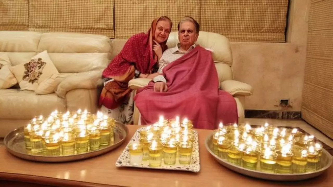 Saira Banu shares throwback picture with Dilip Kumar on Diwali