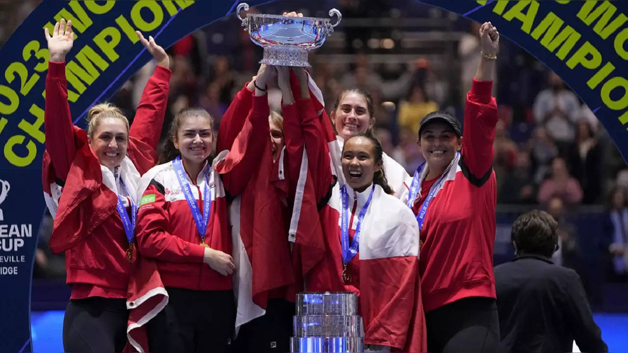 Canada Take First Billie Jean King Cup To Complete Double Tennis News, Times Now