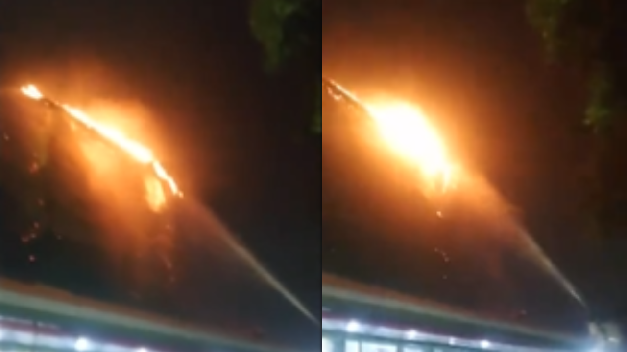 Massive Fire Breaks Out At Saibaba Temple in Chennai's Mylapore |Video