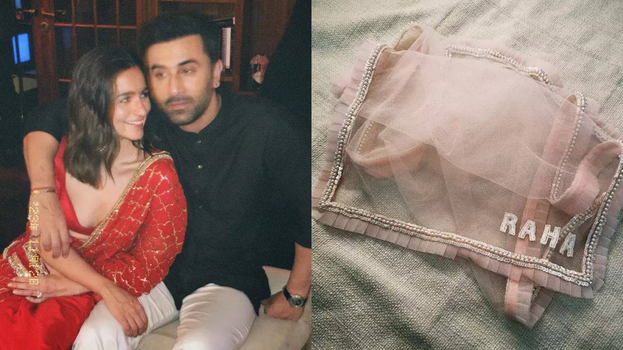 Alia Bhatt Gets Sweet Kiss From Ranbir Kapoor. Actress Shares Glimpses From Raha's First Diwali