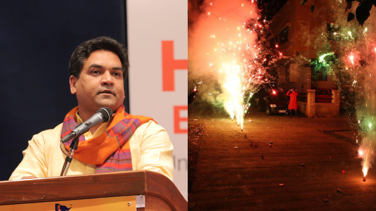 kapil mishra, firecracker ban