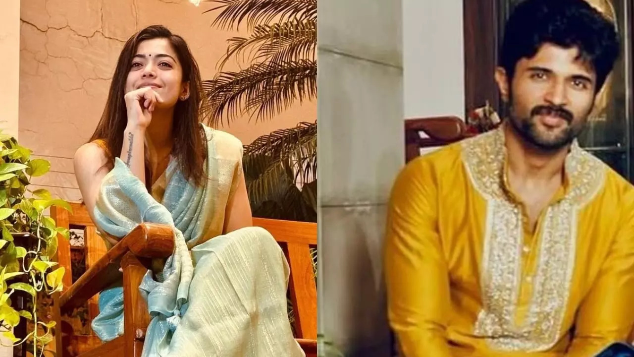 Vijay Deverakonda and Rashmika Mandanna celebrate Diwali together