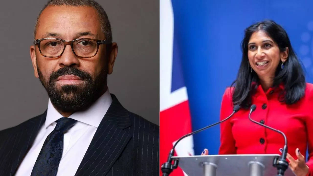 ​James Cleverly (left) and Suella Braverman (right)