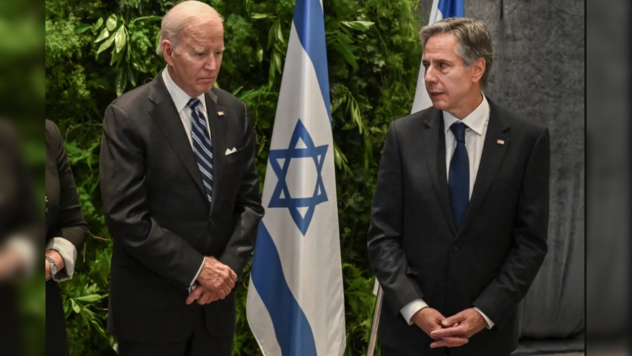 President Joe Biden and Secretary of State Antony J Blinken