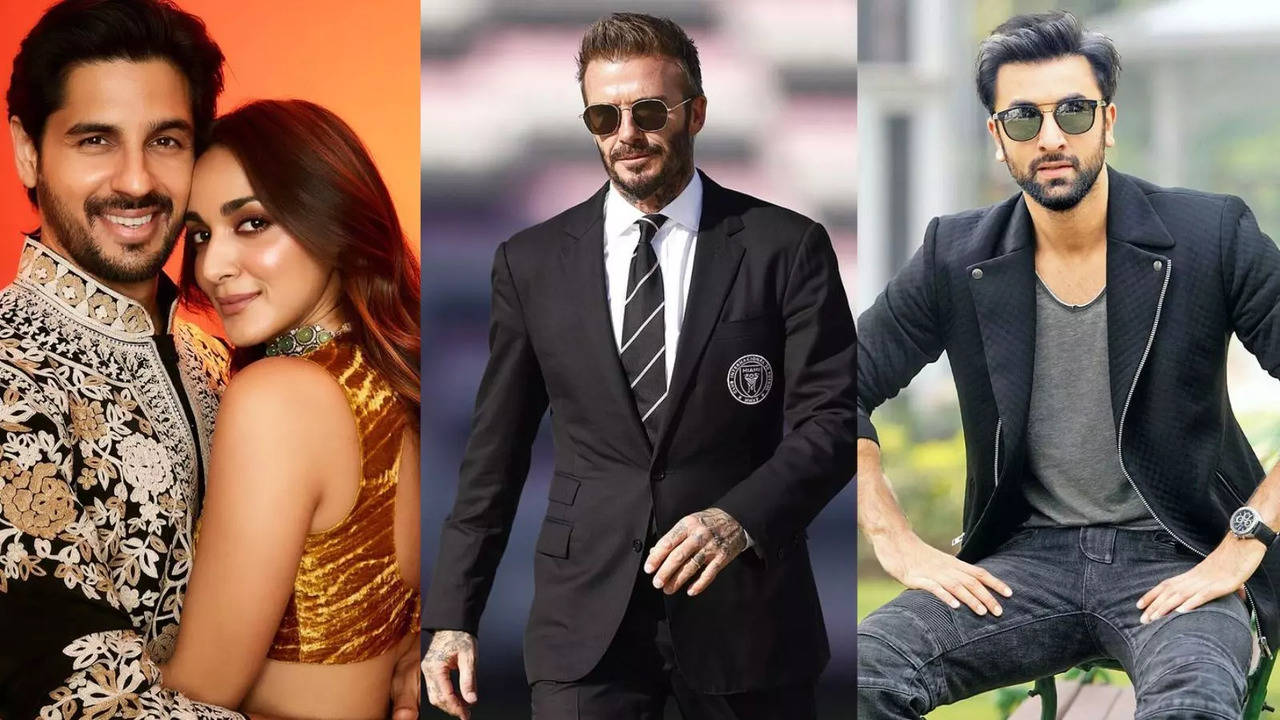 India vs New Zealand World Cup 2023 Semi-Final: David Beckham, Rajinikanth, Sid-Kiara And More Celebs At Wankhede Stadium