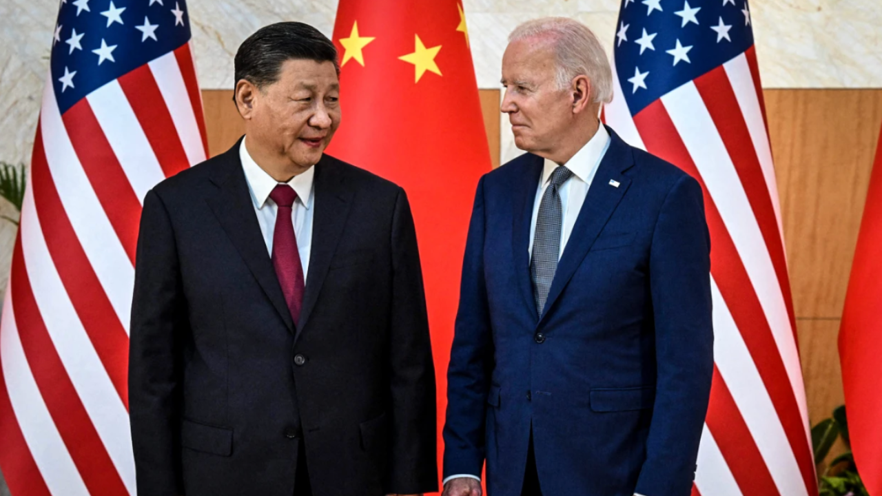 Xi Jinping and Joe Biden