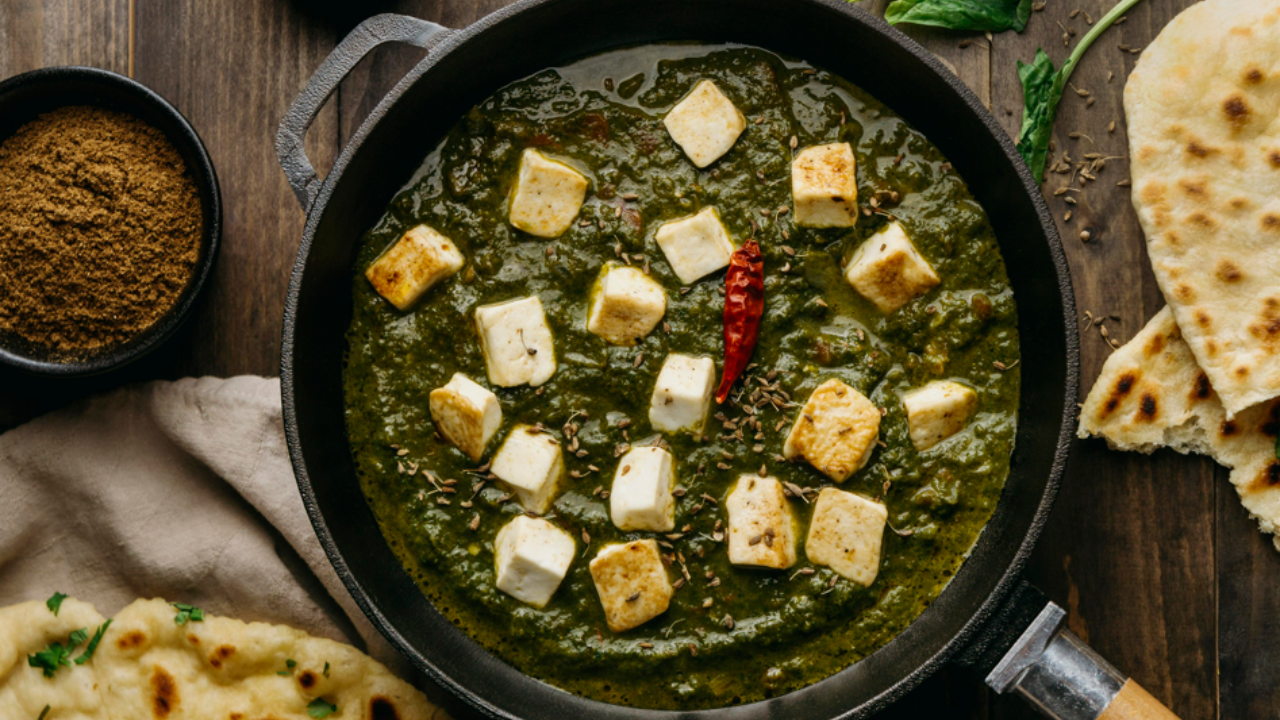 Prepare Chef Jamie Oliver's Palak Paneer recipe in just 16 minutes! Pic Credit: Freepik