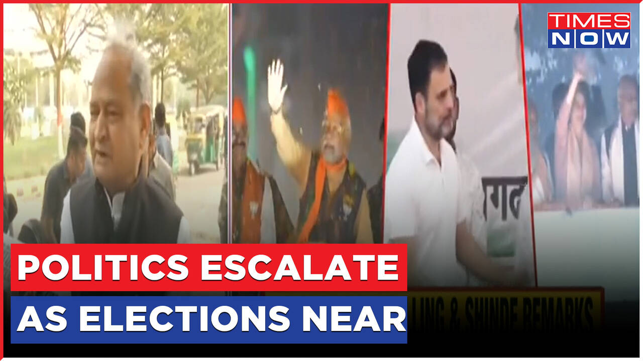 Political Attacks Escalate As Election Day Nears In Rajasthan Madhya Political Attacks Escalate As Election Day Nears In Rajasthan Madhya