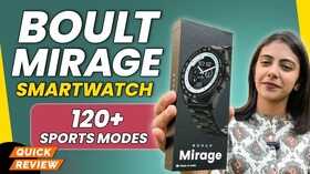 Boult Mirage Smartwatch Review Offers 120 Sports Mode Priced at Rs 2199 Gadget Times