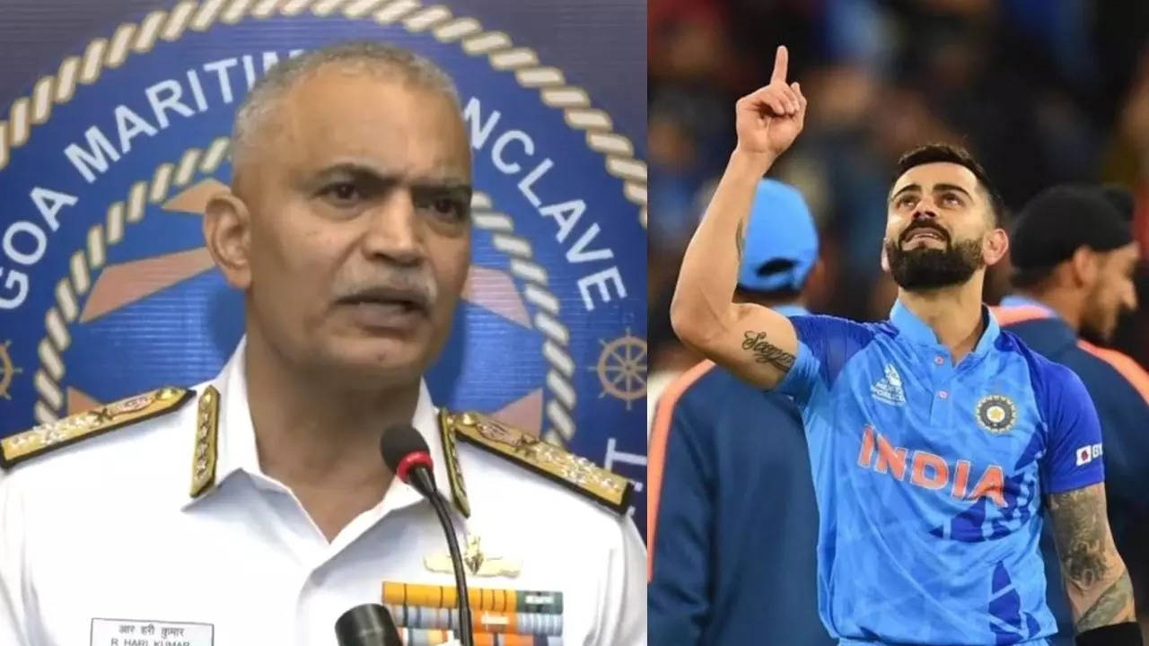 'We Have Commanded Virat...': What Navy Chief Said About Kohli While Wishing Team India Best For Cricket World Cup