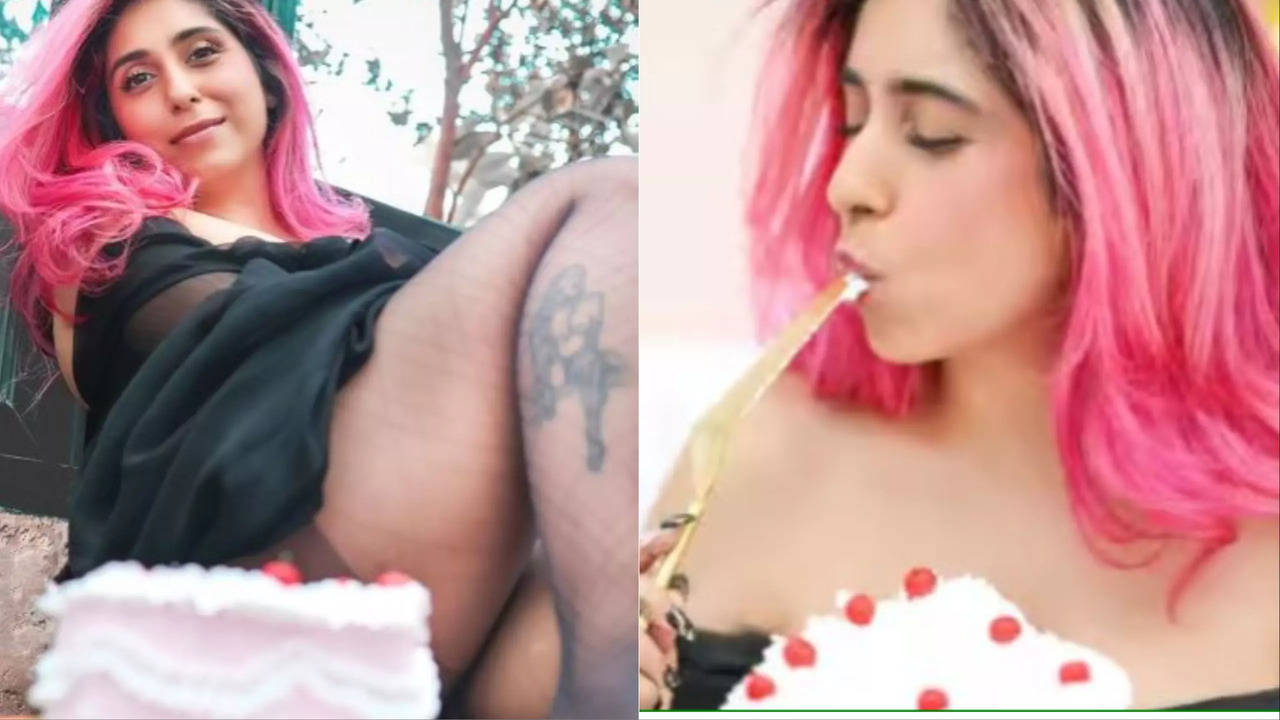 Bigg Boss 15 Fame Neha Bhasin Flaunts Her Bold Black Dress; Cuts Her Birthday Cake In Style | Pics Inside