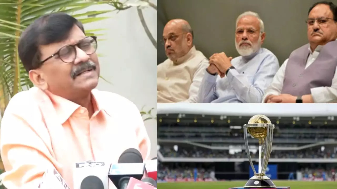 'If PM Modi Bowls, Amit Shah Bats And BJP Leaders...' Sanjay Raut's Political Spin To Cricket World Cup