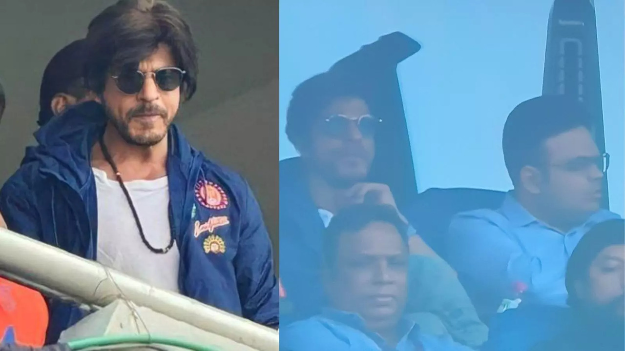 World Cup 2023: Shah Rukh Khan Cheers For India With Jay Shah. Aryan, Suhana, AbRam Join