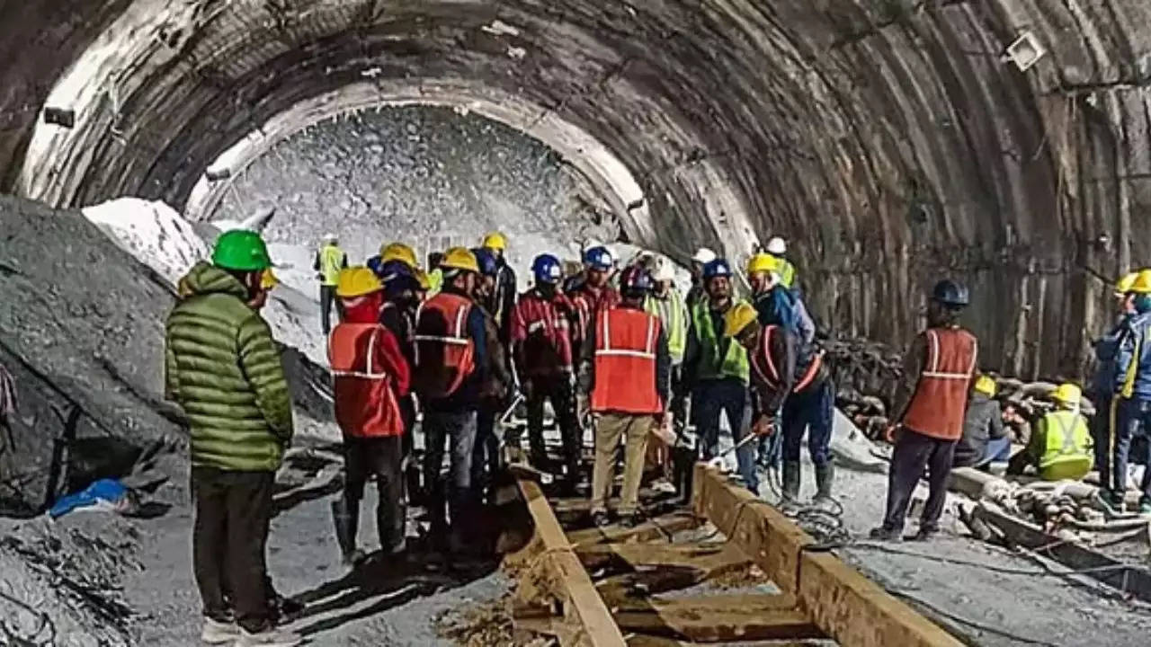 Uttarakhand tunnel collapse.