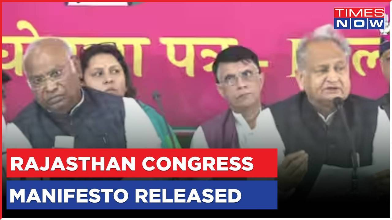 Rajasthan Assembly Elections 2023 Congress Manifesto Promises Caste