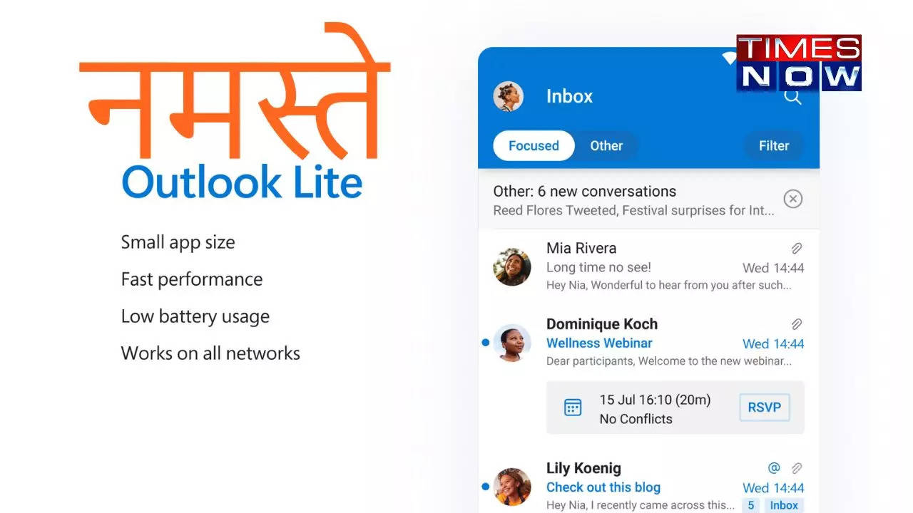 Microsoft Outlook Lite App Gets Vernacular Languages, SMS Features For India Growth