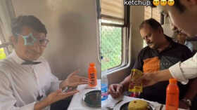 Five Star Hotel Inside Mumbai Local Goes Viral Watch Video