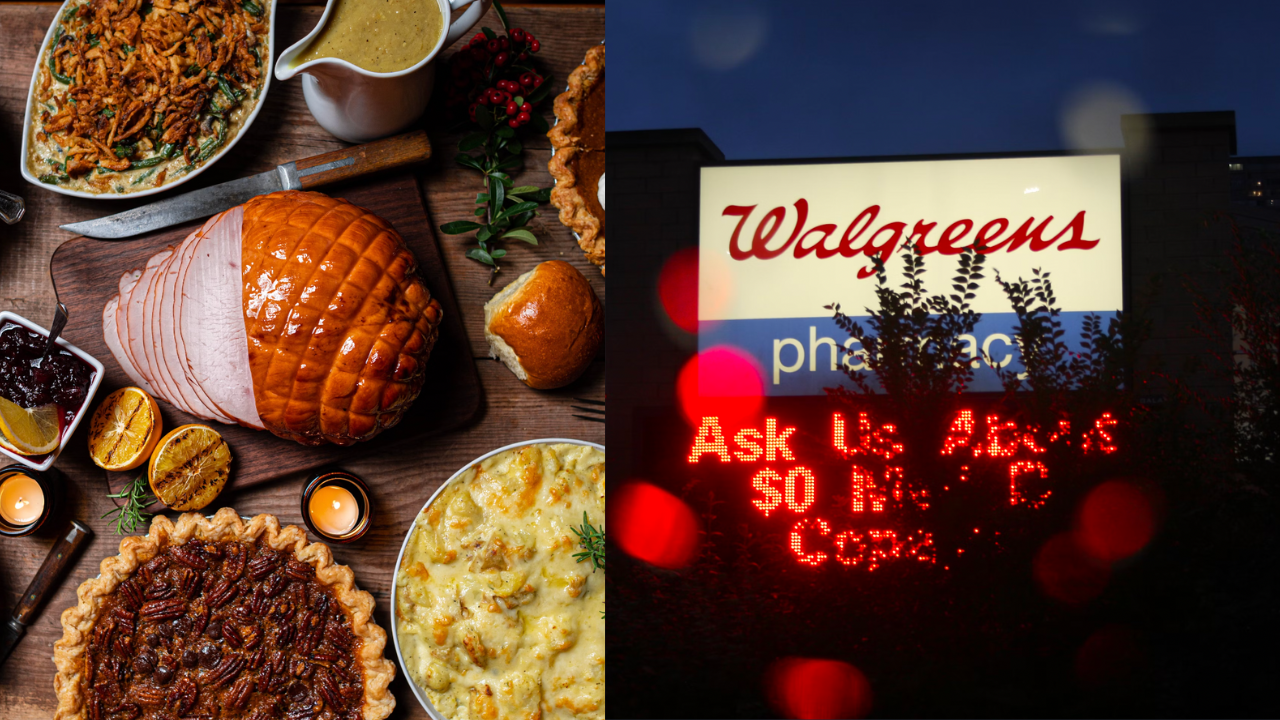 Let's take a look at the list of the places that are going to be open on Thanksgiving