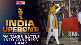 PM Modi Takes Battle Into Congress Camp Whos Ahead In Slog Overs India Upfront