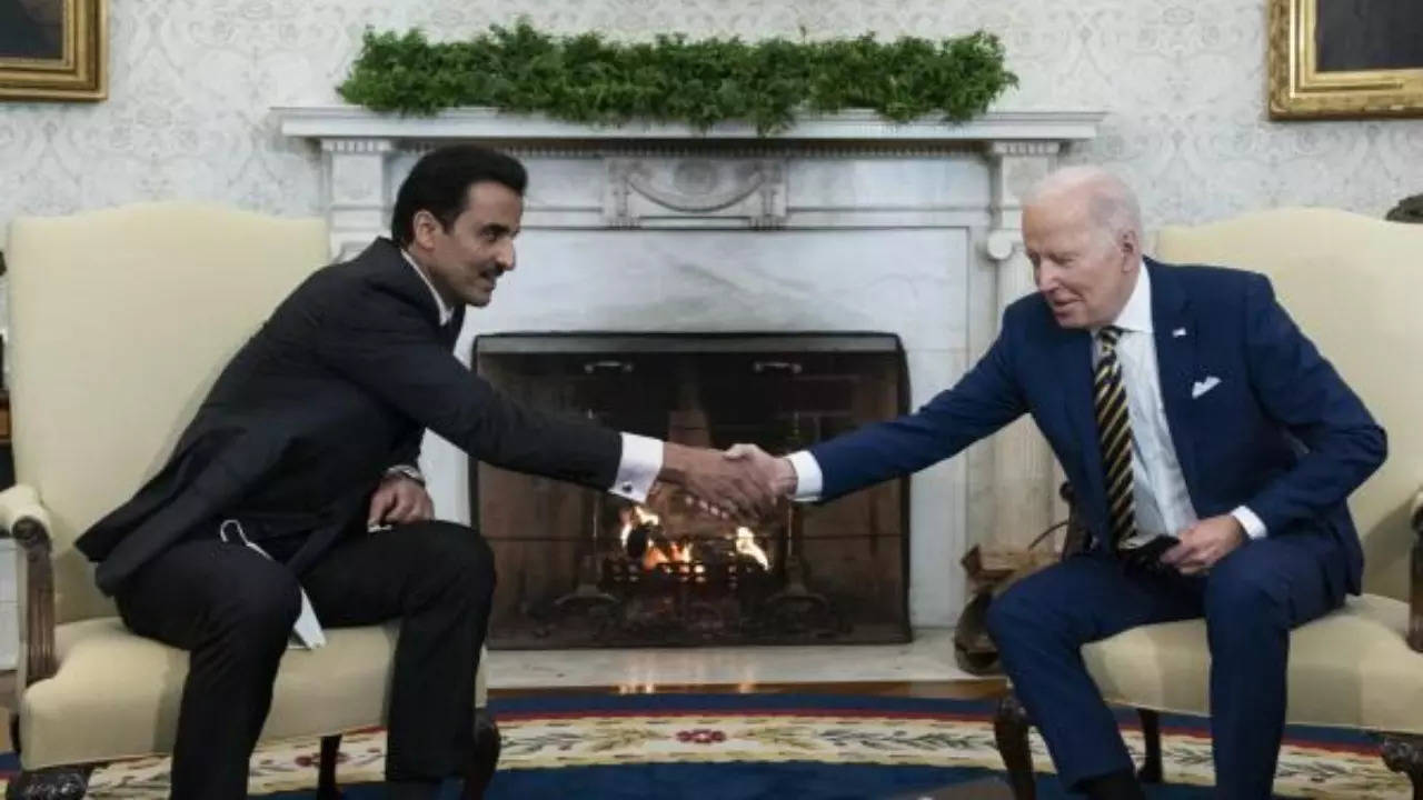 Joe Biden and Qatar ruler