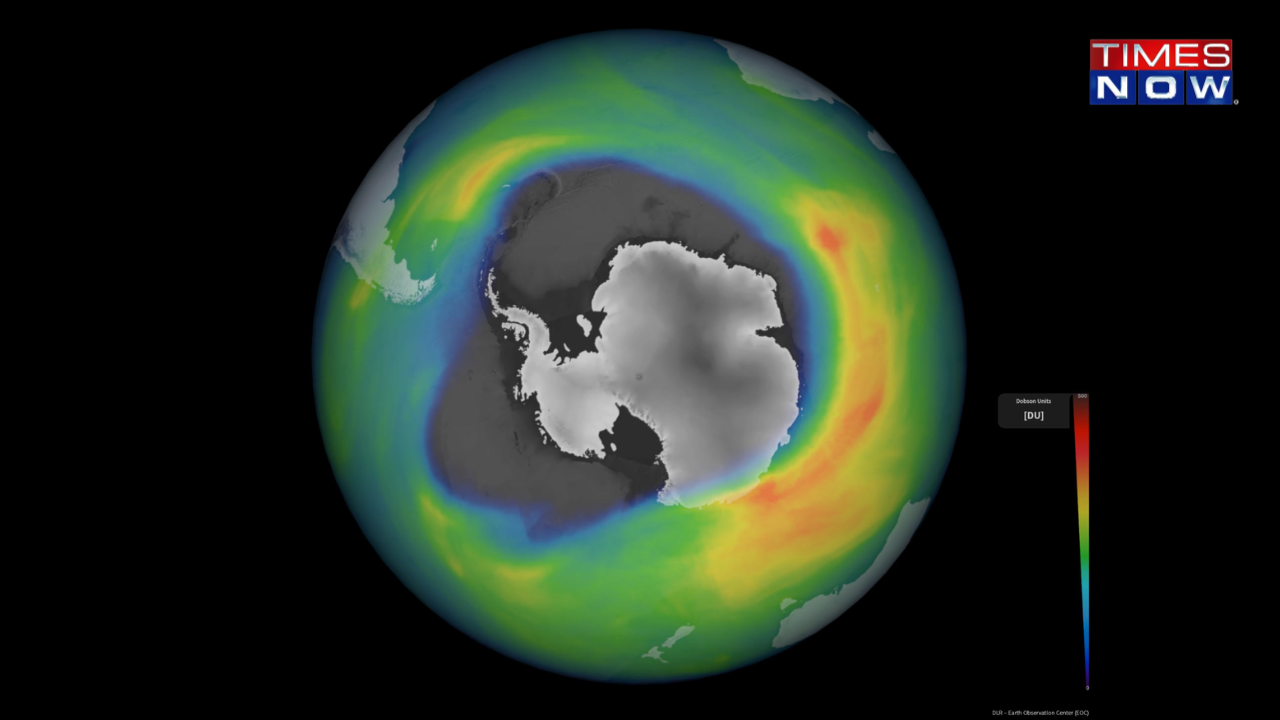 Ozone Layer Hole Expanding over Antarctica