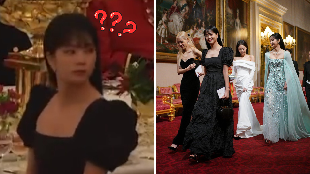 BLACKPINK honored by King Charles at Buckingham Palace at a state banquet in the UK, the group's priceless reaction goes viral