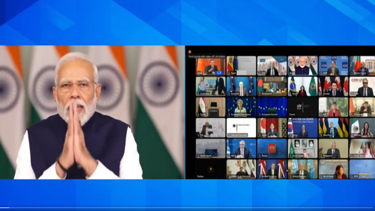 PM Modi during Virtual G20 Summit