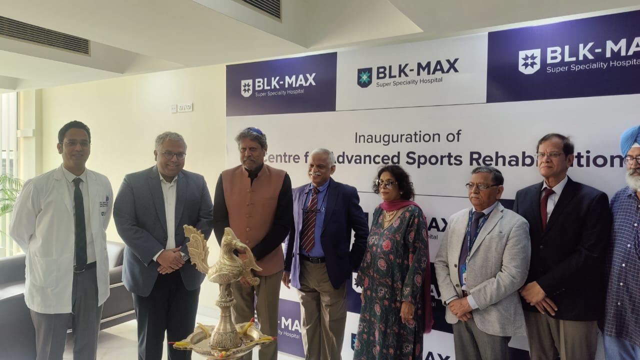 Sports Legend Kapil Dev inaugurated BLK-Max Hospital’s Advanced Sports Rehabilitation centre in the national capital.