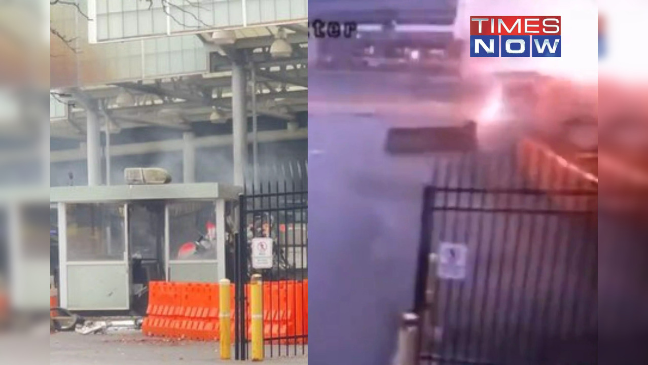 Rainbow Bridge Explosion Captured On CCTV | WATCH