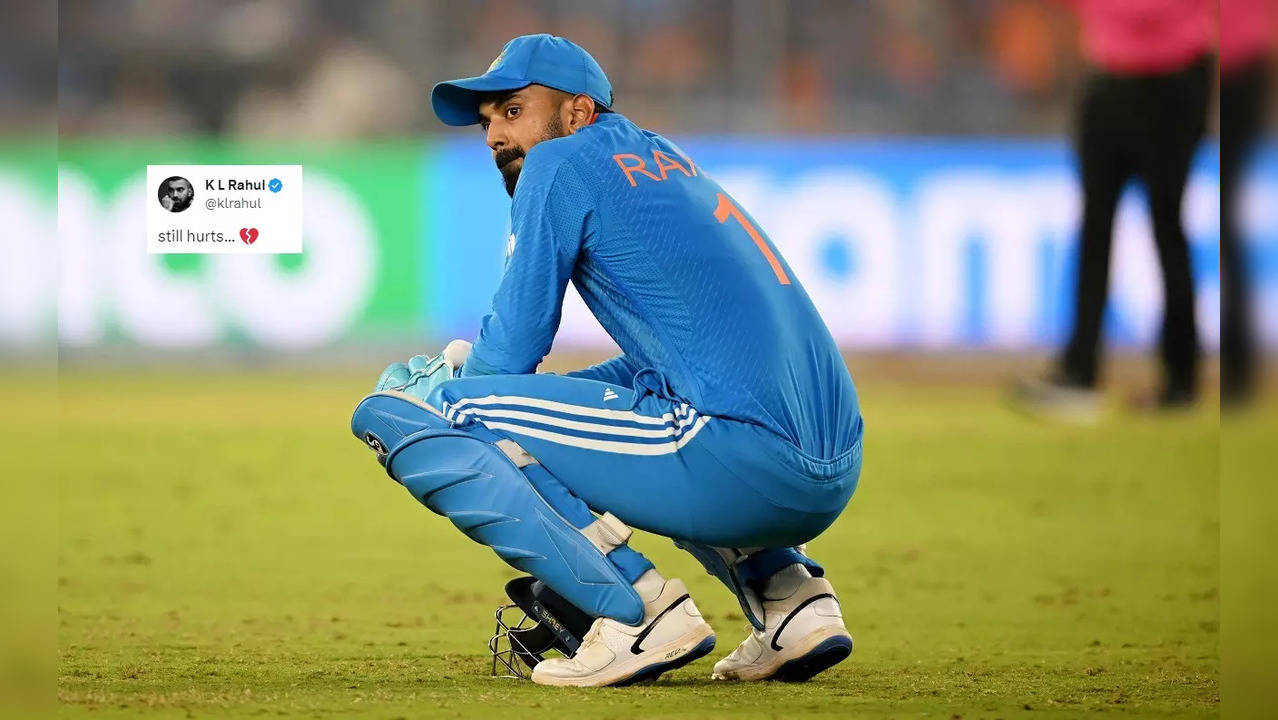 KL Rahul's two-word reaction after India's defeat in World Cup 2023 final breaks internet