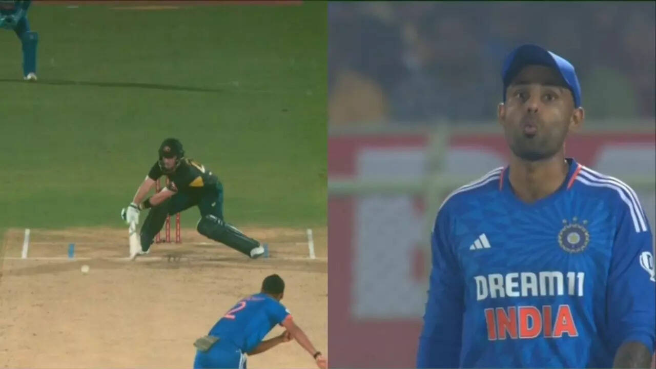 IND Vs AUS, 1st T20I: Josh Inglis Plays Suryakumar Yadav-Like Shot; India Captain's Reaction Goes VIRAL