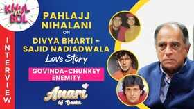 Pahlajj discusses Divya Bharti-Sajid Nadiadwalas romance and Govinda-Chunkeys conflict in his interview