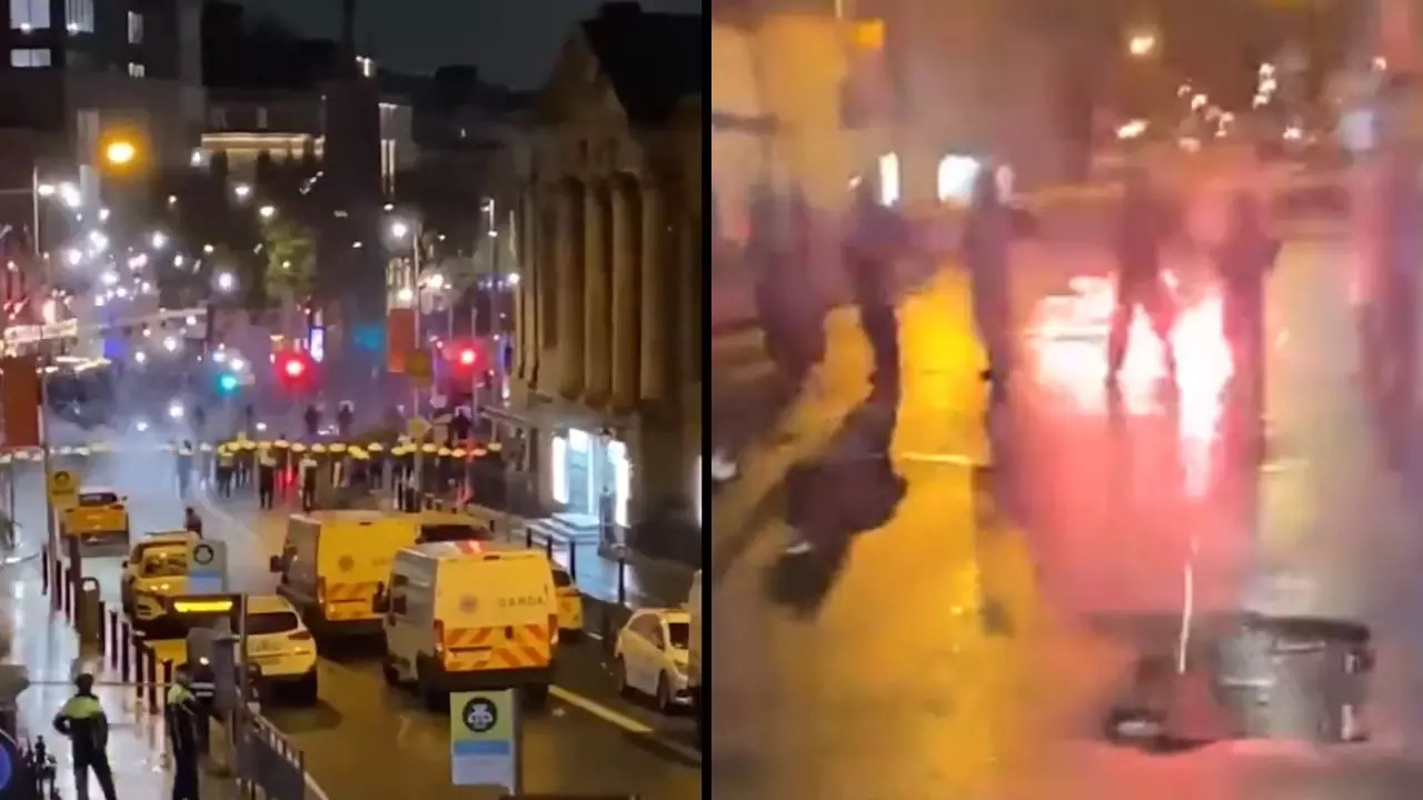 WATCH | Fireworks Launched At Police In Ireland As Locals Protest Dublin Stabbings