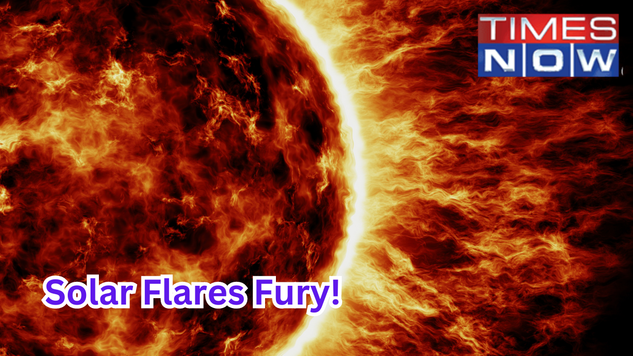 Solar flares impact on Earth.