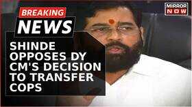 Breaking News Government Disagreements Over Jalna Top Cops Transfer Shinde Opposes