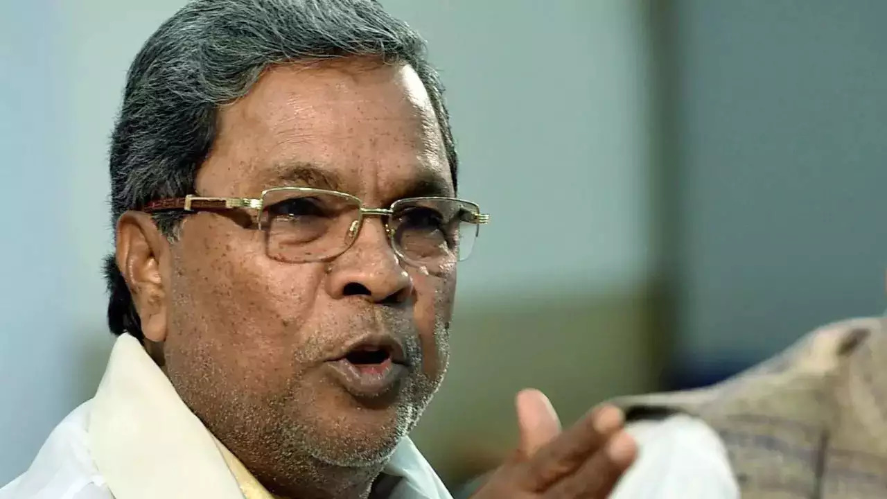 Siddaramaiah.