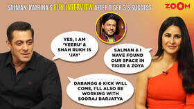 Salman Khan Katrina Kaif discuss Tiger 3 Shah Rukh Khans cameo and their close bond