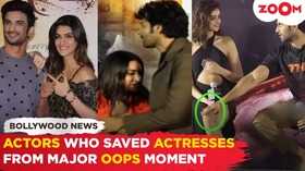 Sushant Singh Rajput to Kartik Aaryan Heroes who saved Actresses from Major Oops Moments
