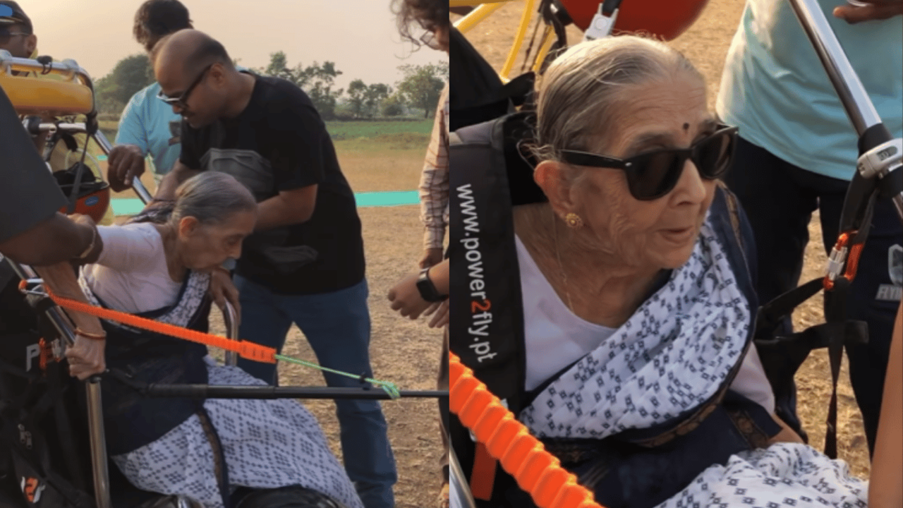 Anand Mahindra Shares A Video of Old Woman flying