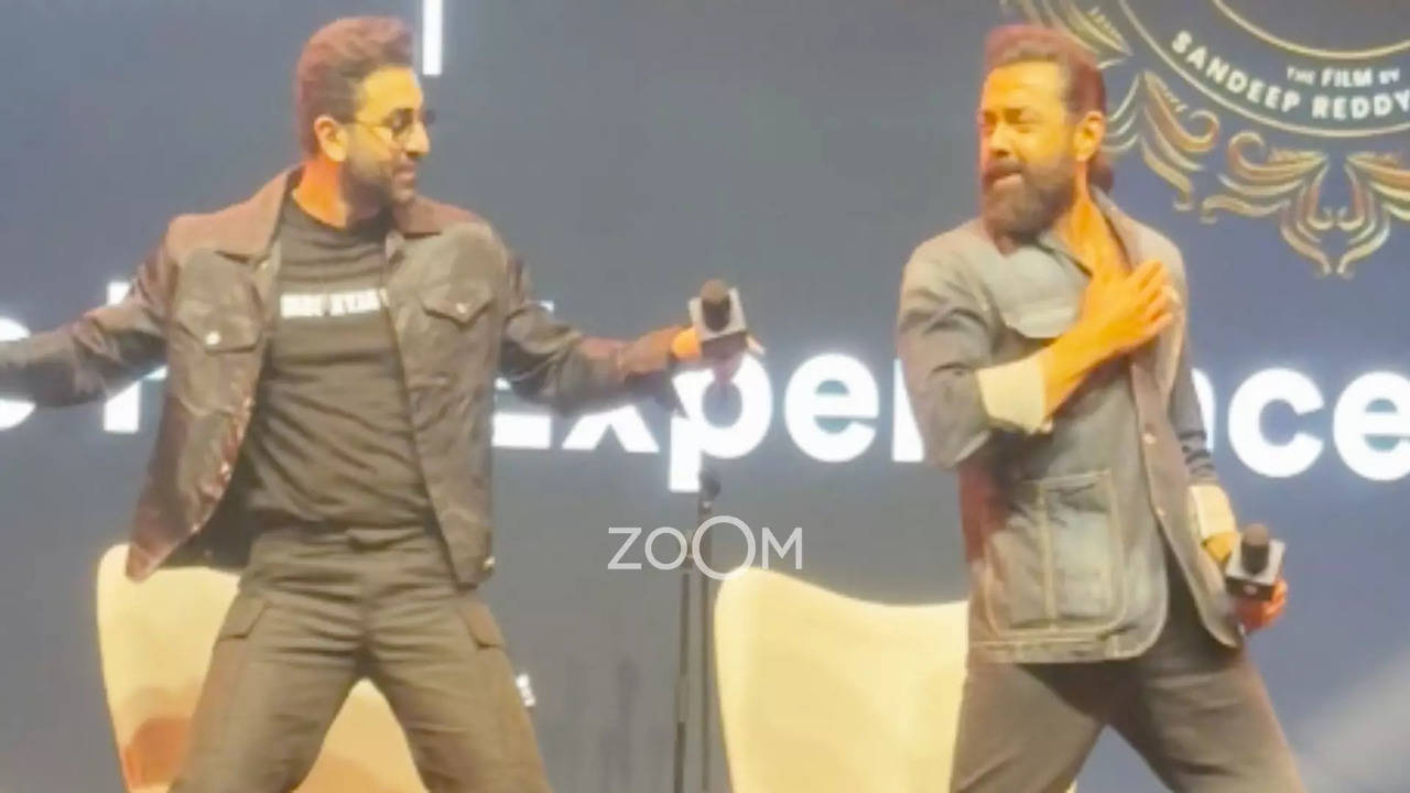 Animal: Ranbir Kapoor, Bobby Deol Groove To Badtameez Dil At Audio Launch, Says 'Mujhe Mat Nachao Iss Gaane Pe'