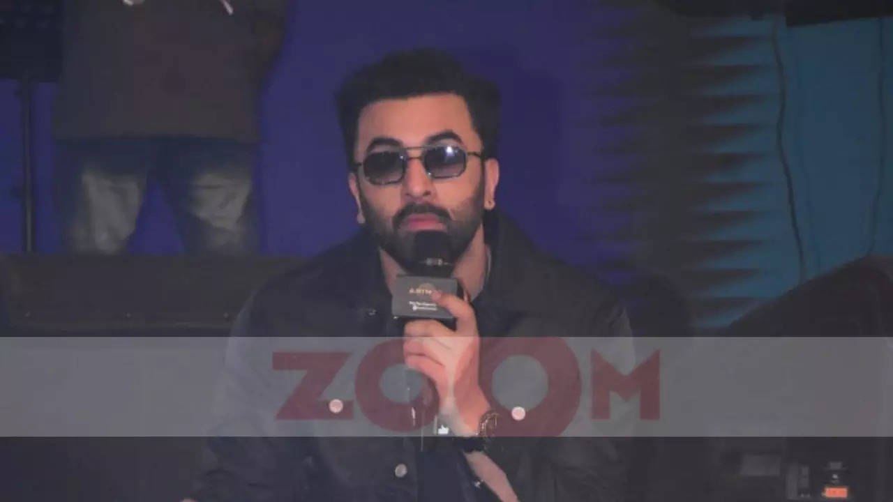 Ranbir Kapoor at Animal Audio Launch! (Credits: Zoom)