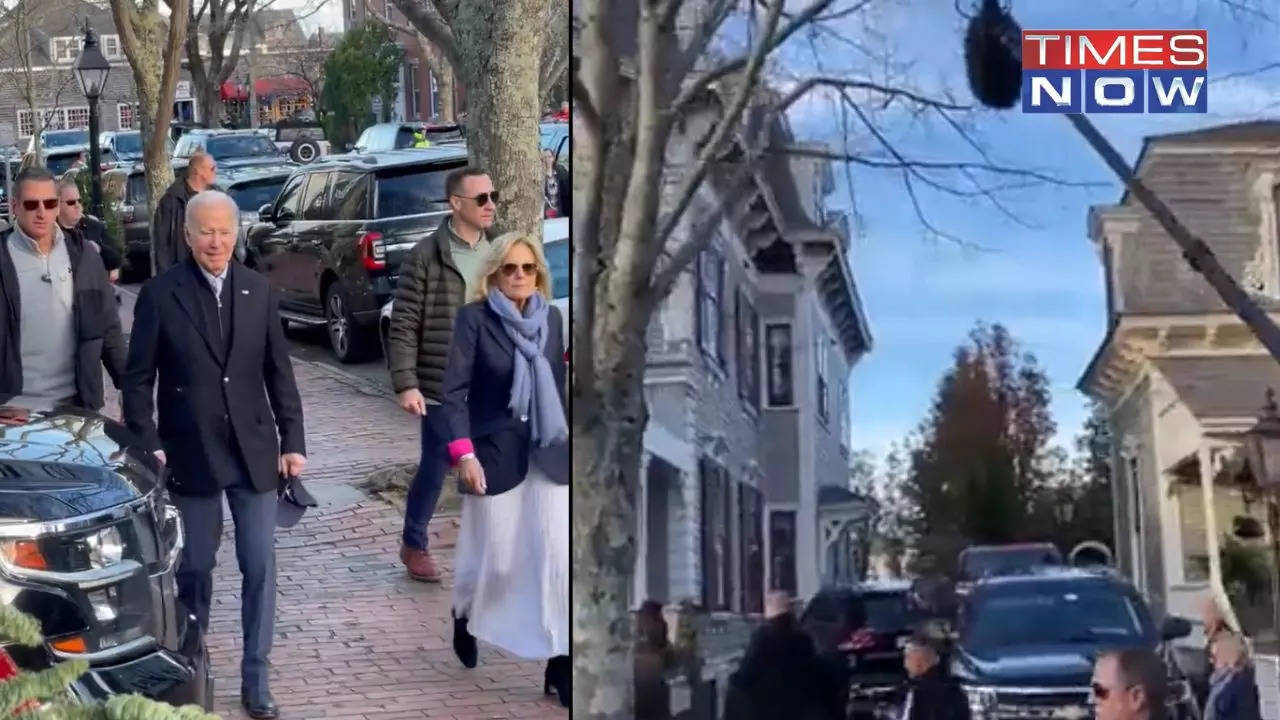 WATCH | Protesters Echo 'Free Palestine' During Joe Biden's Stroll In Nantucket, Massachusetts