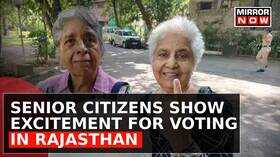 Senior Citizens In Rajasthan Eagerly Exercise their Democratic Right Shows Excitement for Voting