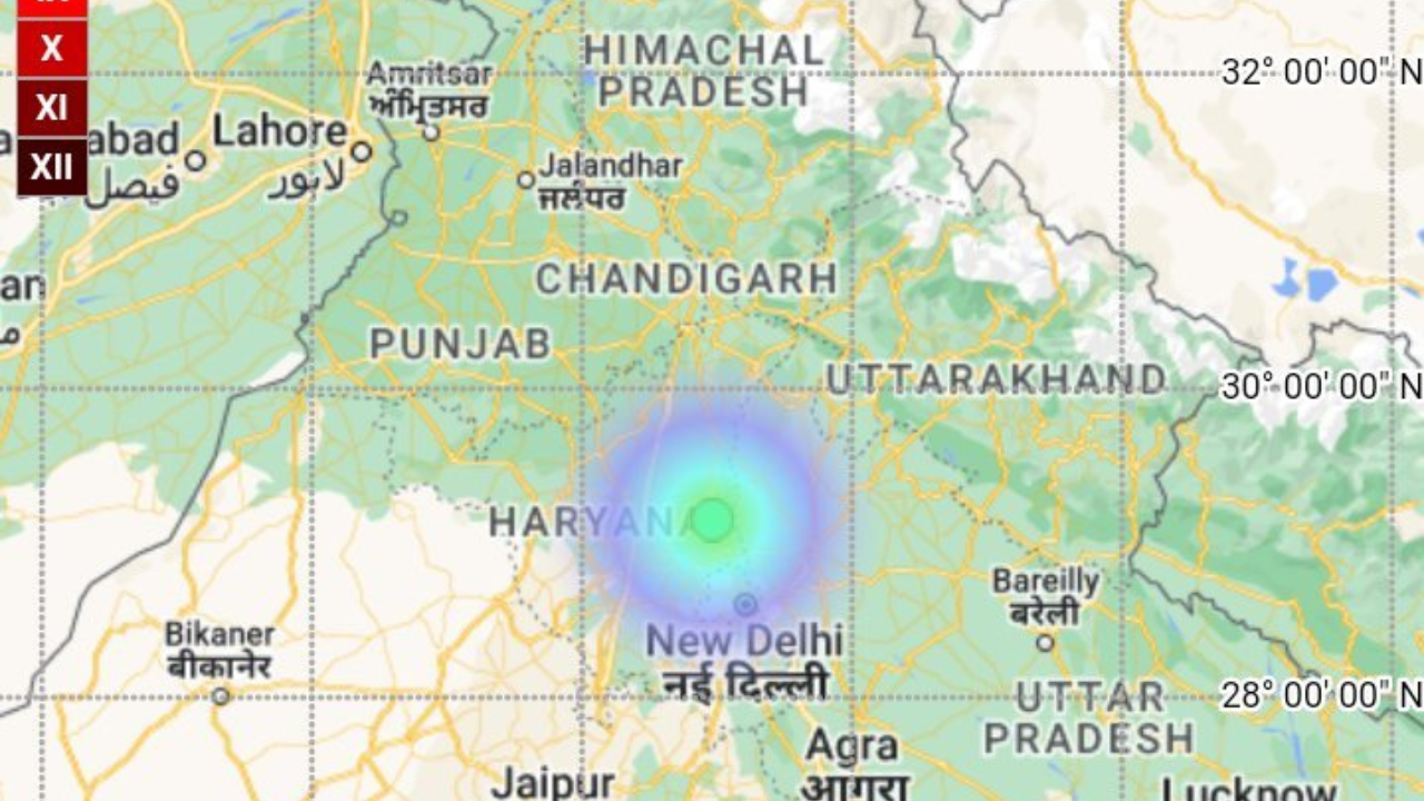 Earthquake Strikes Haryana's Sonipat