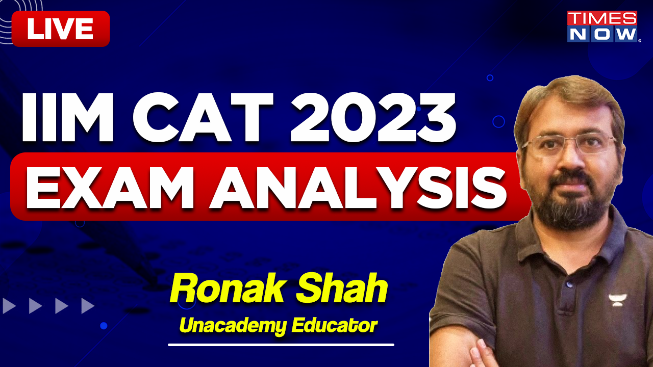 CAT 2023 Exam Analysis LIVE With Unacademy Expert From 11:30, Direct Link