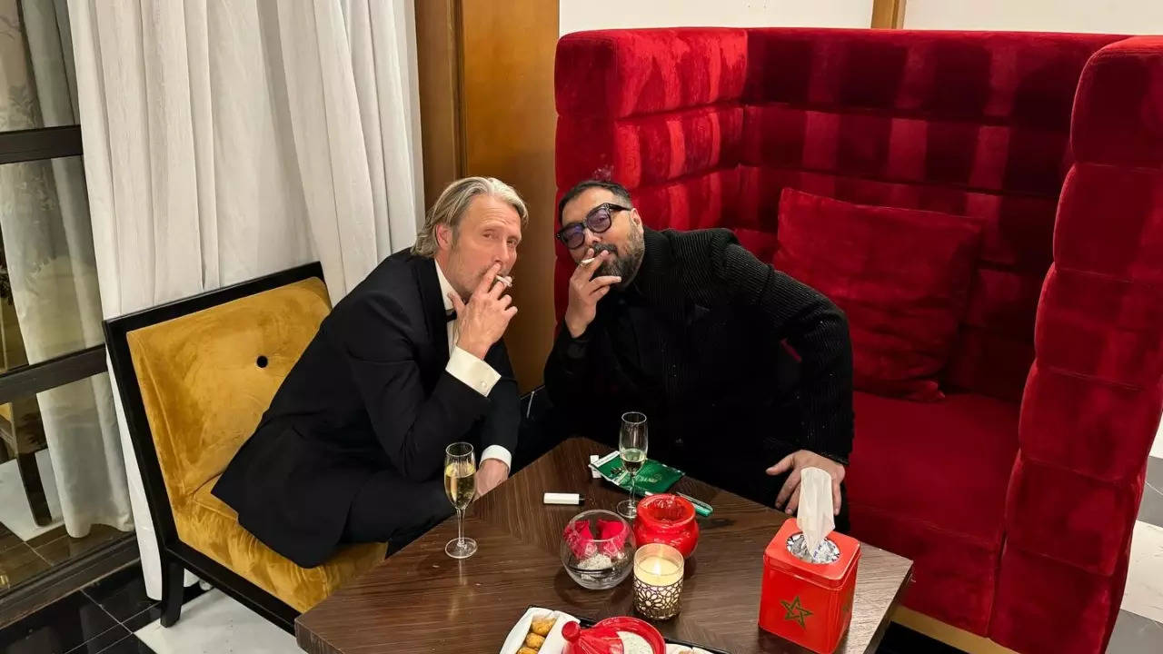 Anurag Kashyap with Mads Mikkelsen