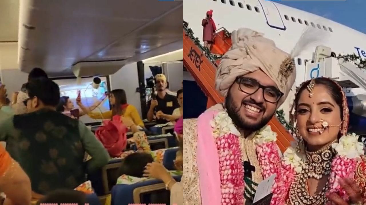 UAE-Based Indian Bizman’s Daughter Ties Knot Aboard Private Jet