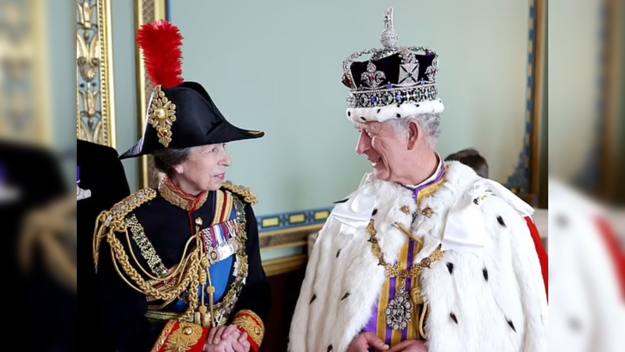 Princess Anne and King Charles III