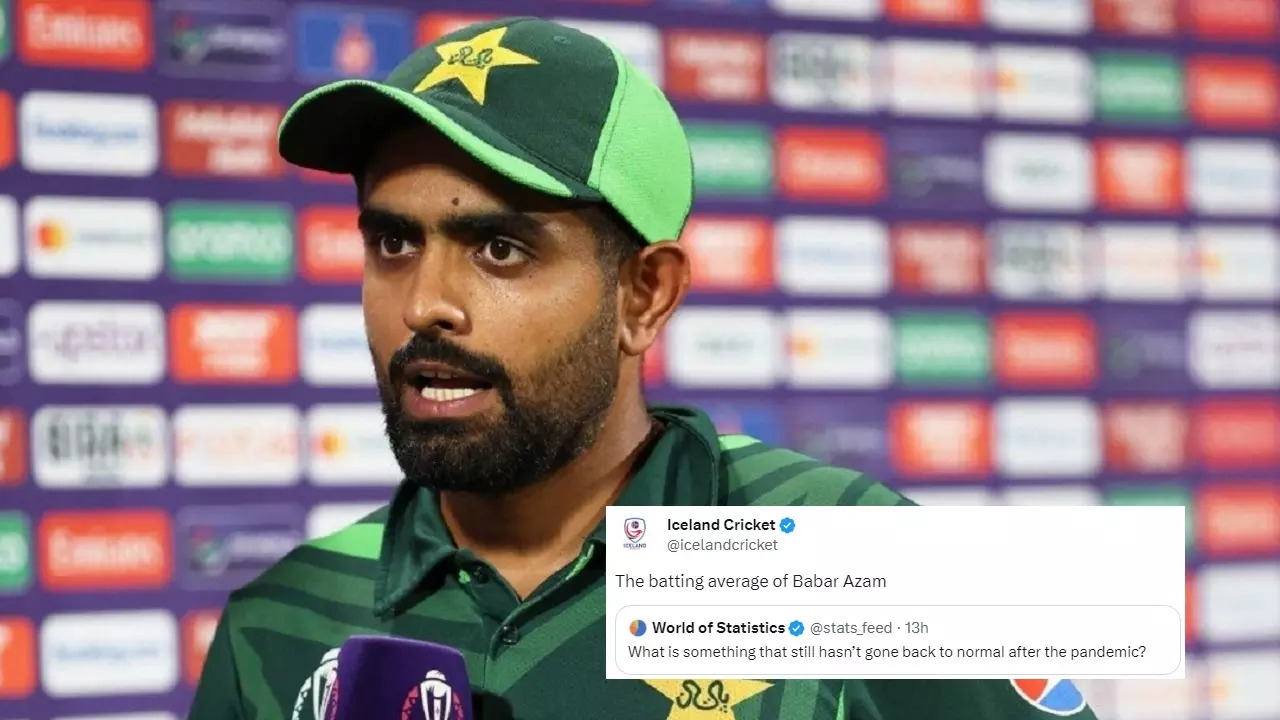 Iceland Cricket roasts Babar Azam, six-word tweet for Ex-Pakistan skipper goes viral