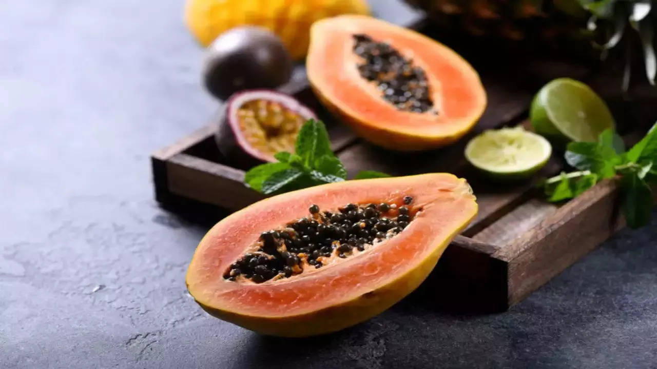 use papaya in these 2 ways for dry skin in winter.